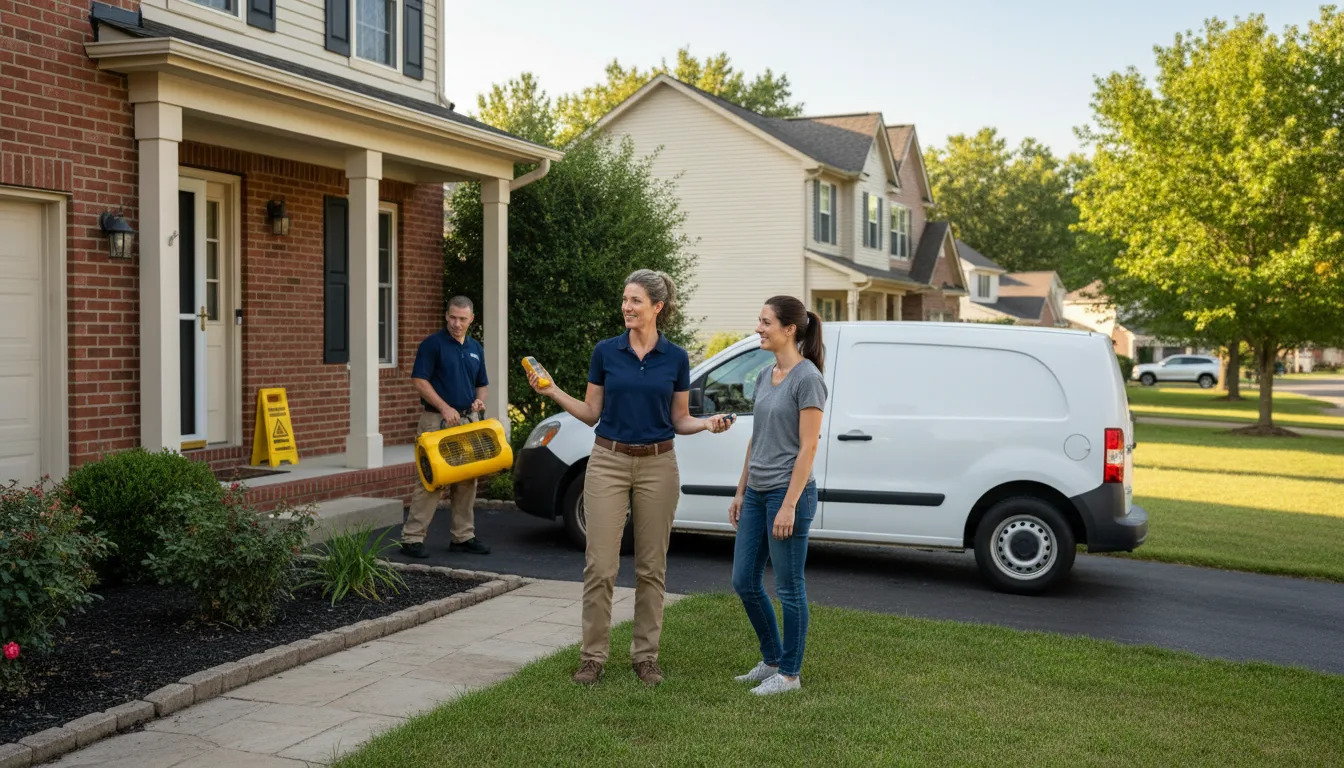 Residential water damage restoration in Barrington, NH